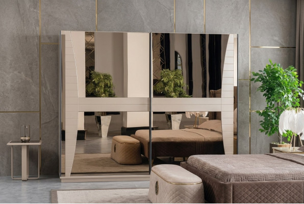 Kleederzëmmeren Schlofzëmmer Luxus Kleederzëmmer Schaf Holz Modern Miwwelen