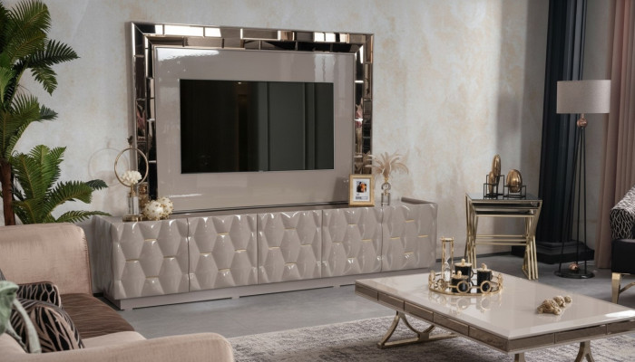 Sideboard RTV Kommode TV Schaf Lowboard TV Miwwel TV Rahme Wunnzëmmer Schaf