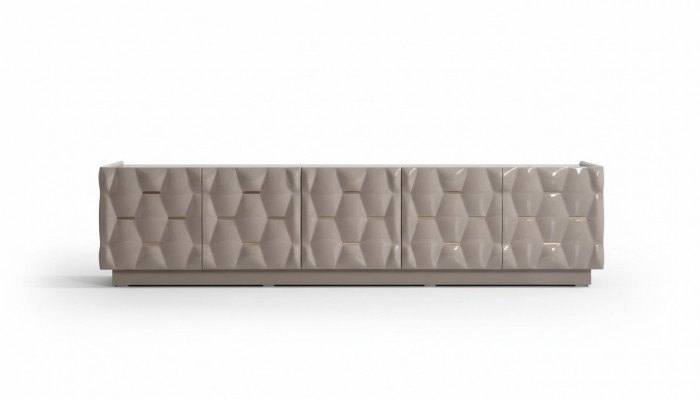 Niddreg Schief Mëbel Säitsech aus Holz Italienesch Kommode Säitsech Wunnzëmmer Designs