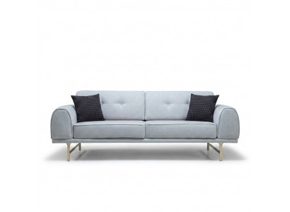 Grouss Modernen 3-Sëtzer Designer Wunnzëmmer Canapé Luxus Polstersofa