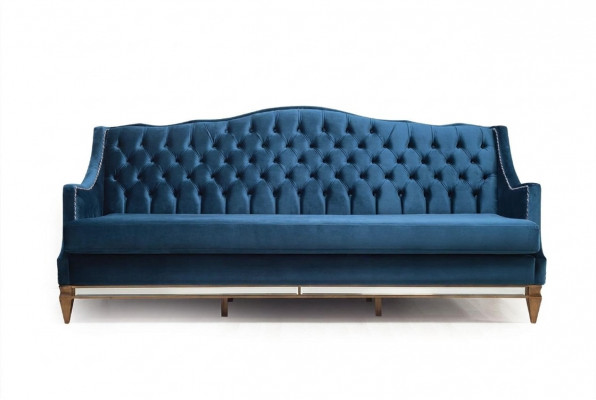 Bloen Chesterfield Dräsëtzeger Relax Lounge Canapé Wunnzëmmer 3-Sëtzer