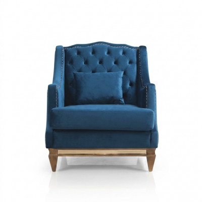 Bloen Luxus Chesterfield Fautteuil Wunnzëmmer Lounge Designer Miwwel Nei