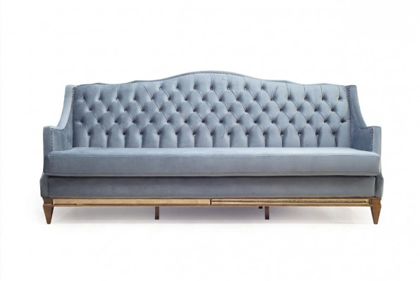 Luxus Miwwelen Polster Canapé Holz Italien Polster Sofa Klassesch Canapéen
