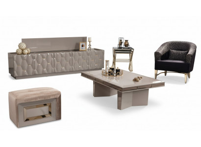 Wunnzëmmer Design Dëscher Miwwelen Dësch Luxus Bäistellschëff Holz Modern Canapé Dësch