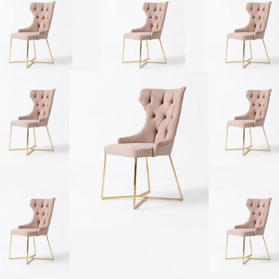 Design 8x Still Grupp Set Gepolstert Iesszëmmer Stull Garnitur Fauteuil