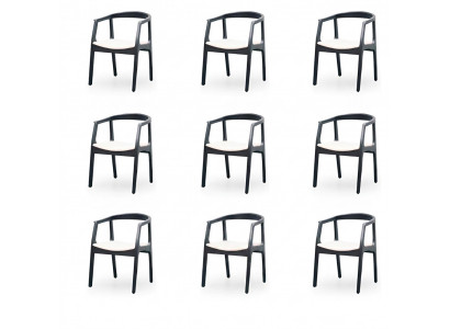 Design 8 Still Grupp Iesszëmmer Garnitur Fotell Nei Set Gepolsterten Stull
