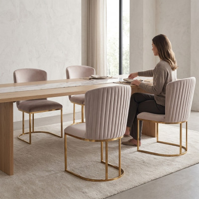 Italieneschen Stil Set Design Léin Stullen Polster Fauteuil Grupp Garnitur