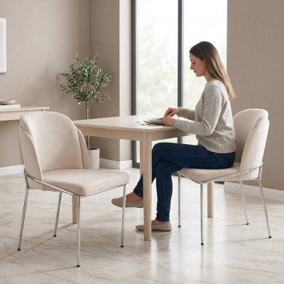 Design Iesszëmmer 2x Stull Set Neien Stull Garnitur Sessel Polster