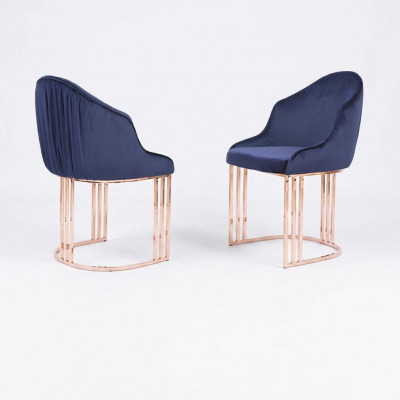 Iesszëmmer 1x Stull Still Polster Textil Modern Designer Lehn Sëtz