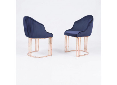 Iesszëmmer 1x Stull Still Polster Textil Modern Designer Lehn Sëtz