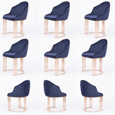 Stull Set Grupp Stull Garnitur 6x Gruppen Fotell Stull Polster Hotel Textil