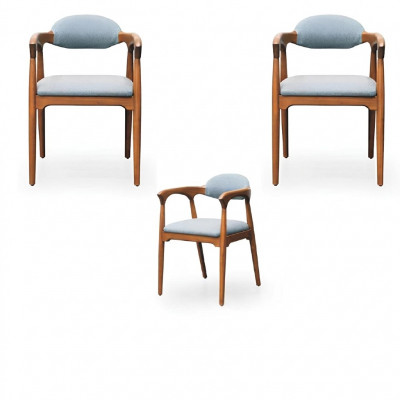 Set vun Iesszëmmer Still 2X Still italienesch Stil Luxus Miwwelen