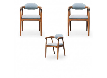 Set vun Iesszëmmer Still 2X Still italienesch Stil Luxus Miwwelen