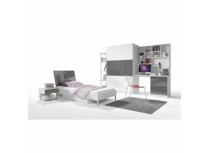 Schlofzëmmer Modern Schaf Bett Nospibchen Dësch 5tlg. Jugend Kanner