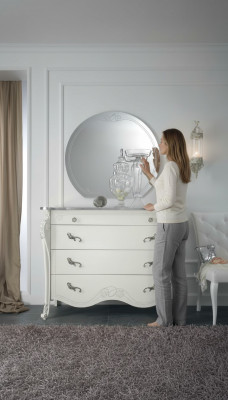 Kommode Wäiss Stil Holz Miwwelen Kommoden Nei Italienesch Miwweldesign MobilPiu