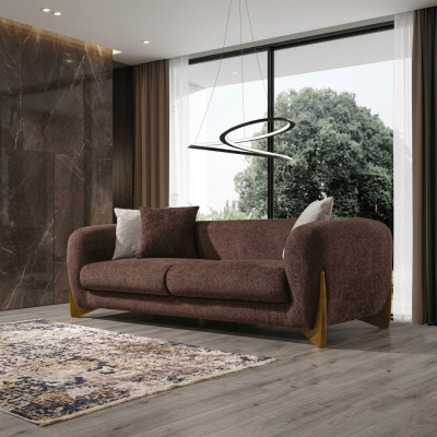 Sofa 3 Sëtzer Wunnzëmmer Luxus Design Italieneschen Stil Miwwelen Modern