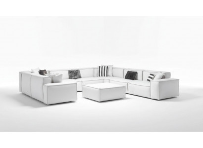 Hocker Wäiss Wunnzëmmer Eleganten Miwwel Luxus Design Italieneschen Stil