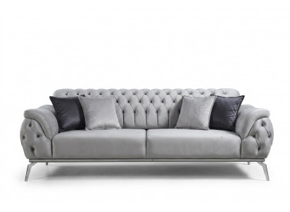 Chesterfield Sofa Canapé Drësëtzer Couche Luxus Miwwelen Ariichtung