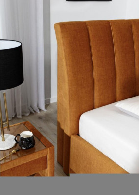 Bett Orange Schlofkummer Këssen Miwwelen Textil Modernen Stil Better