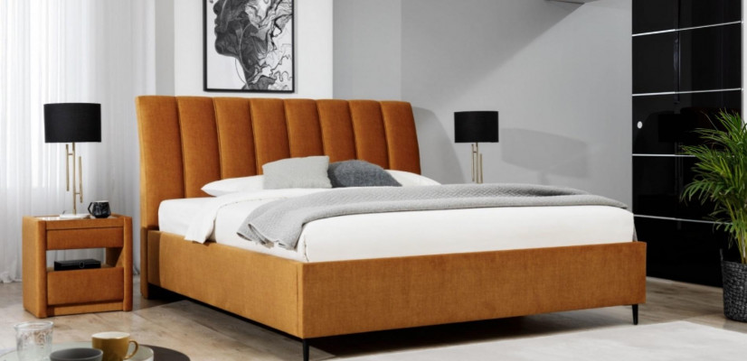 Bett Orange Schlofkummer Këssen Miwwelen Textil Modernen Stil Better