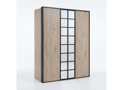 Kleederschaf Braun Holz Miwwel Design Luxus Schlofzëmmer Miwwel Modern