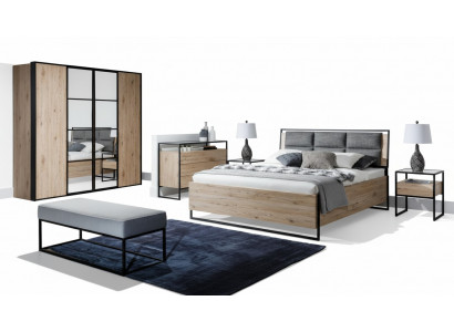 Kleederschaf Braun Holz Miwwelen Design Eleganten Schlofzëmmer Modern Schaf Nei