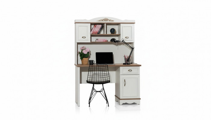 Schreifdësch Wäiss Kannerzëmmer Jugendzëmmer Luxus Design Dëscher Modern Nei