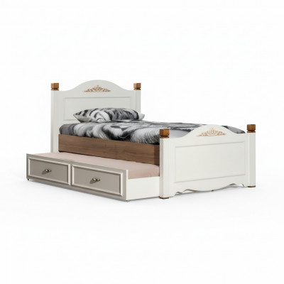 Kannerbett Kannerzëmmer Bett Schlofzëmmer Design Luxus Miwwelen Holz Jugendzëmmer
