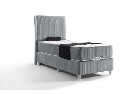 Luxus Boxspringbett Hotel Eenzelbetter mat Matraze 90x200 Miwwelen