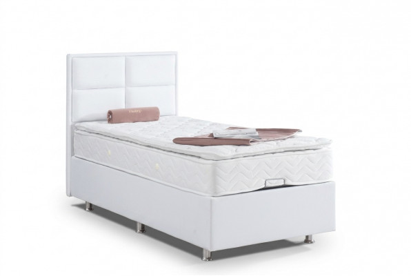 Boxspringbett Eenzelbetter Miwwelen Better 120x200cm mat Matratz Duebel