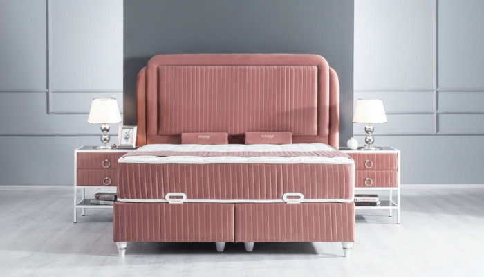 Nuechtstësch Rosa Konsole Modern Nuechtkonsoen Design Nuechtstëscher 1x