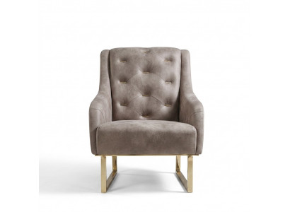 Fauteuil Textil Wunnzëmmer Luxus Design Miwwelen Still Modern Chesterfield