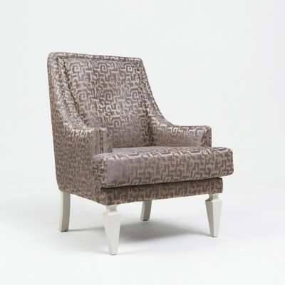 Braune Wohnzimmer Polstersëtz Designer Hotel Einsitzer Lounge Miwwelen