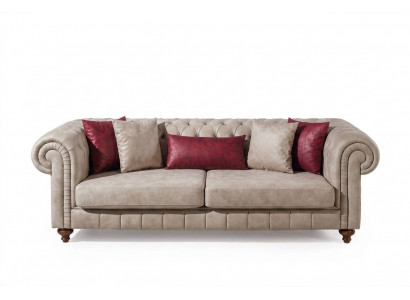 Modern Polstersofa Designsofa Dräisëtzer Sëtz Neit Designersofa 3 Sëtzer