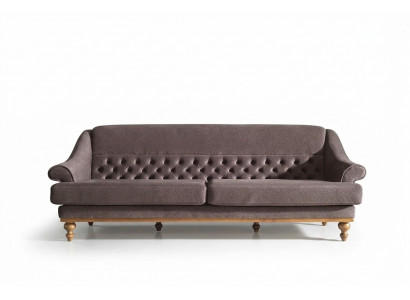 Modern Wohnzimmer Canapé Polsterdivanen Designer 3-Sëtz Textilcanapéen