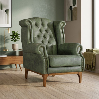 Grénge Chesterfield Luxus Fautteuil Polstersessel Designer Aarmlehnfautteuil