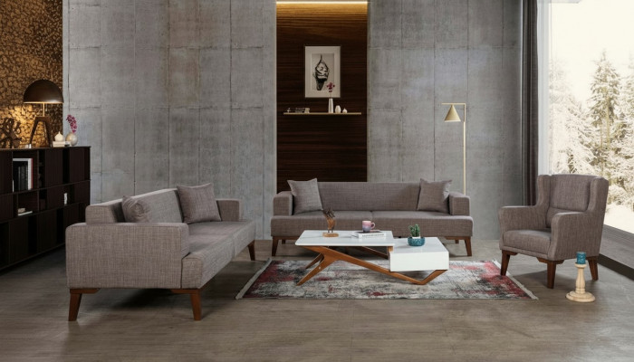 Luxus Canapé-Sardie 3+3+1 Sofa Couch Polster Miwwelen am Wunnzëmmer