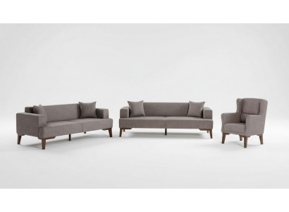 Luxus Canapé-Sardie 3+3+1 Sofa Couch Polster Miwwelen am Wunnzëmmer