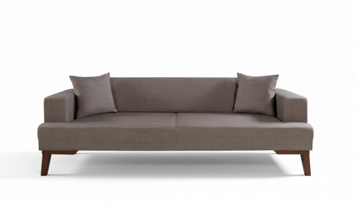 Komplett Sofa Set Wunnzëmmer Garnituren 3-Sëtzer Sofa Polster.