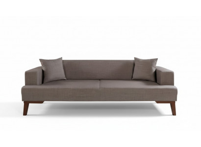 Komplett Sofa Set Wunnzëmmer Garnituren 3-Sëtzer Sofa Polster.
