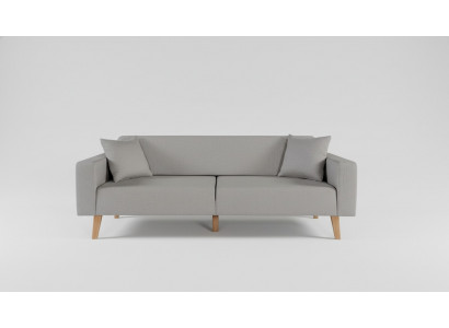 Wunnzëmmer Canapé Dräisëtzer Sofa 3 Sëtz Polster Textil Gro Miwwelen