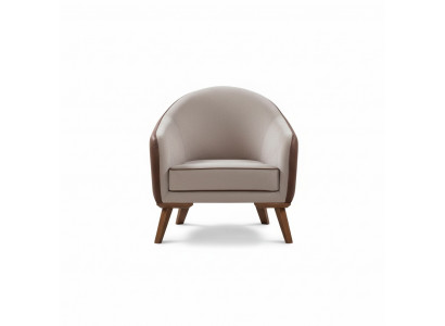 Sëtzfauteuil Eenheetsstil Stoff Wunnzëmmer Lounge Design Miwwel Faarf Gro