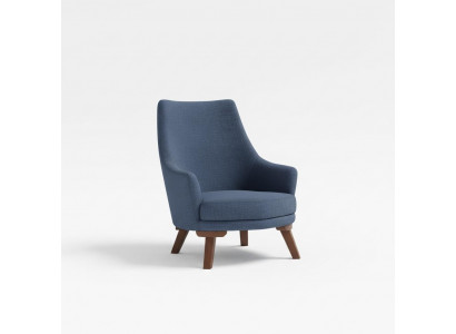 Luxus Polster Textil Lehnstuhl Einsitzer Fauteuil Polstermébel blo.