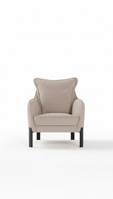 Moderne Fotell 1 Sëtz Wunnzëmmer Stoff Polyester Stil Faarf Beige