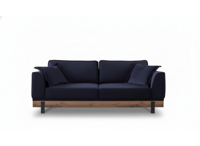 Design Dräisëtzer Couch Polster Sofa Modern Sofas Zëmmer Schwaarz