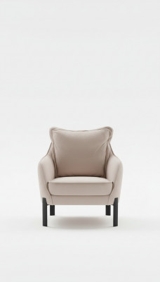 Sëtzfauteuil Eenzelstéck 1-Sëtzer Gepolsterte Sëtz Designer Textil Sëtz Stoff Modern nei