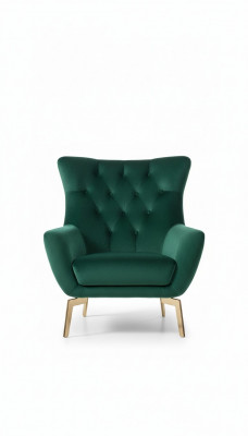 Luxus Fauteuil Eenzelsëtz Modern 1 Sëtz Polster Designer Textil Stoff
