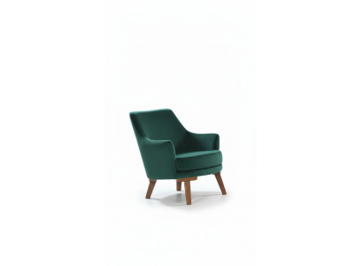Wunnzëmmer Fotell Sëtz 1 Sëtz Stoff Polyester Stil Modern Design gréng Faarf