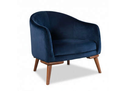 Moderner Fauteuil Eenzelstéck Designer 1 Sëtz Poleter Textil Stoff Fauteuil Nei