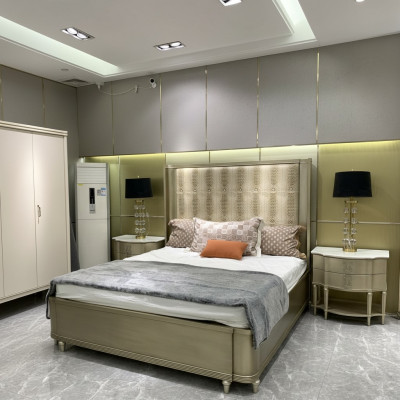 Bett Këssen Design Luxus Duebel Better Schlofzëmmer Holz Crocco Stil Design Nei